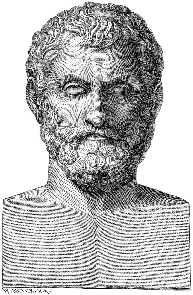 Engraving of Thales of Miletus