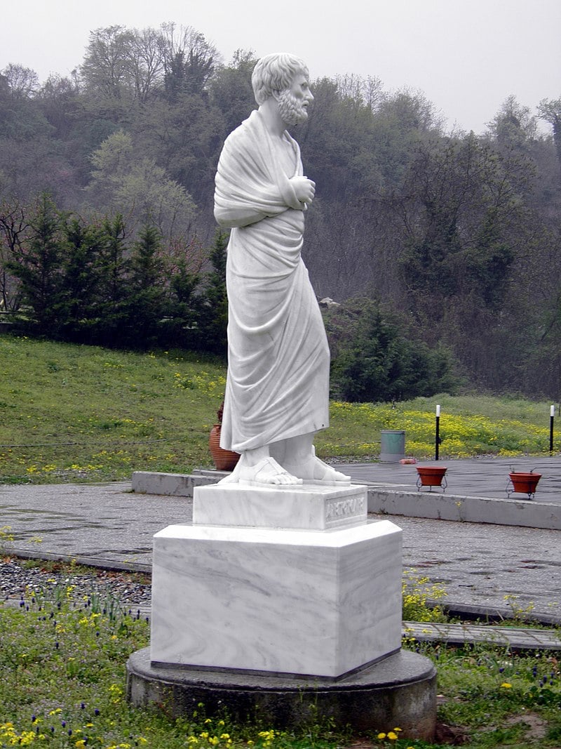 Mieza Aristotle statue