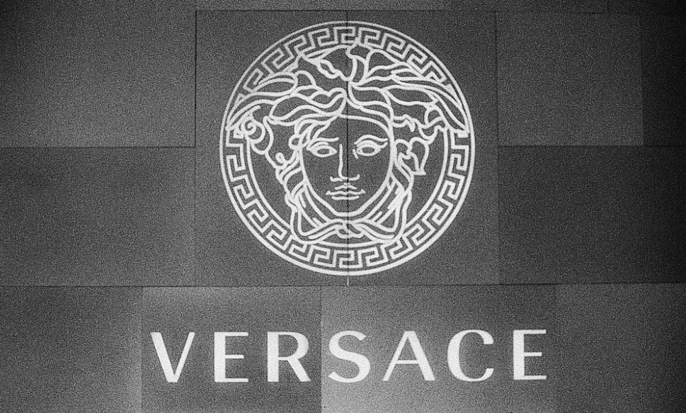 The versace Logo, Medusa, inspired by Greek mythology