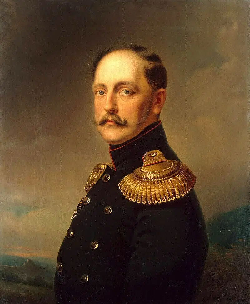 A portrait of Tsar Nicholas I of Russia
