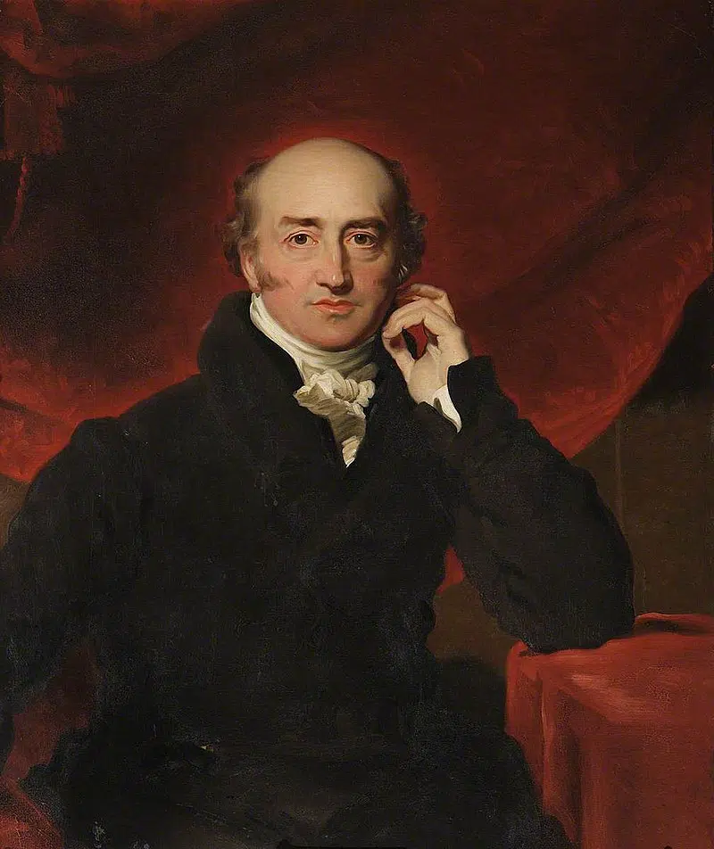 The portrait of George Canning