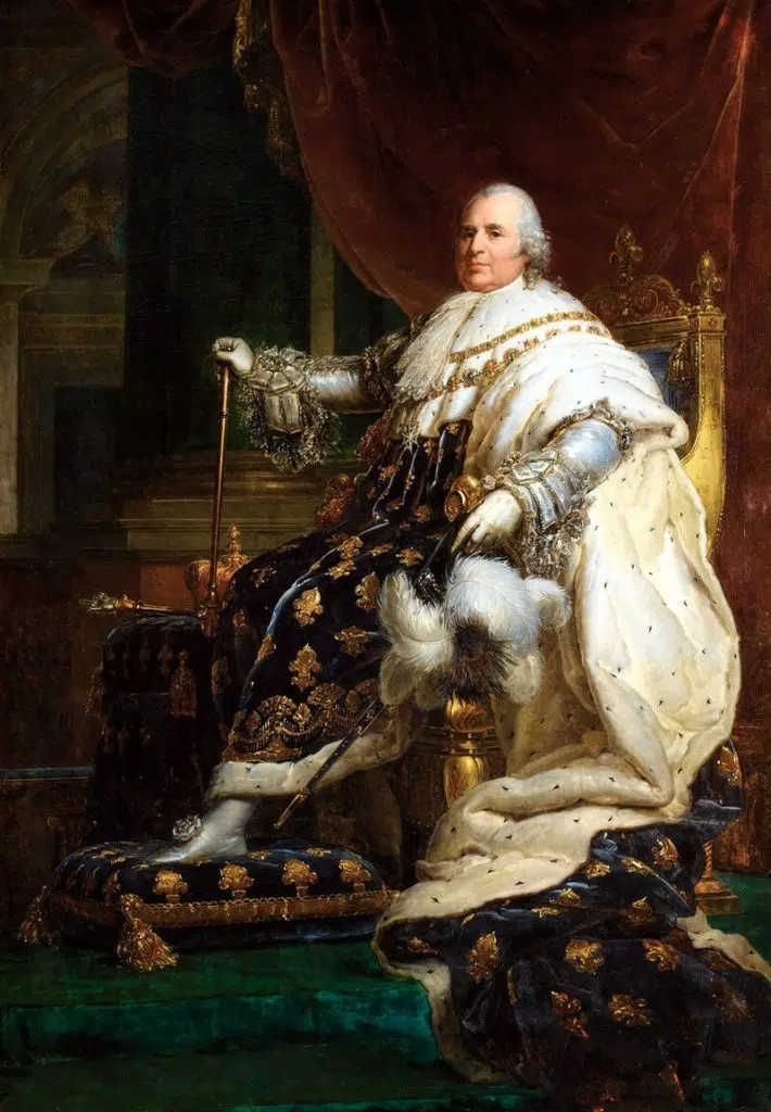 The portrait of Louis XVIII