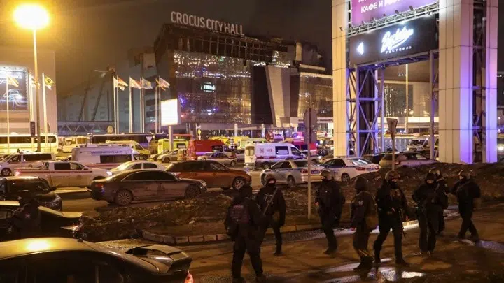 At Least 133 Dead in Moscow Concert Hall Terror Attack, Suspects Detained