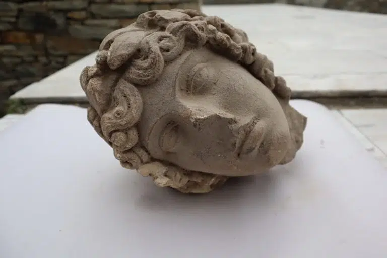Ancient Statue of the God Apollo Uncovered at Philippi, Greece