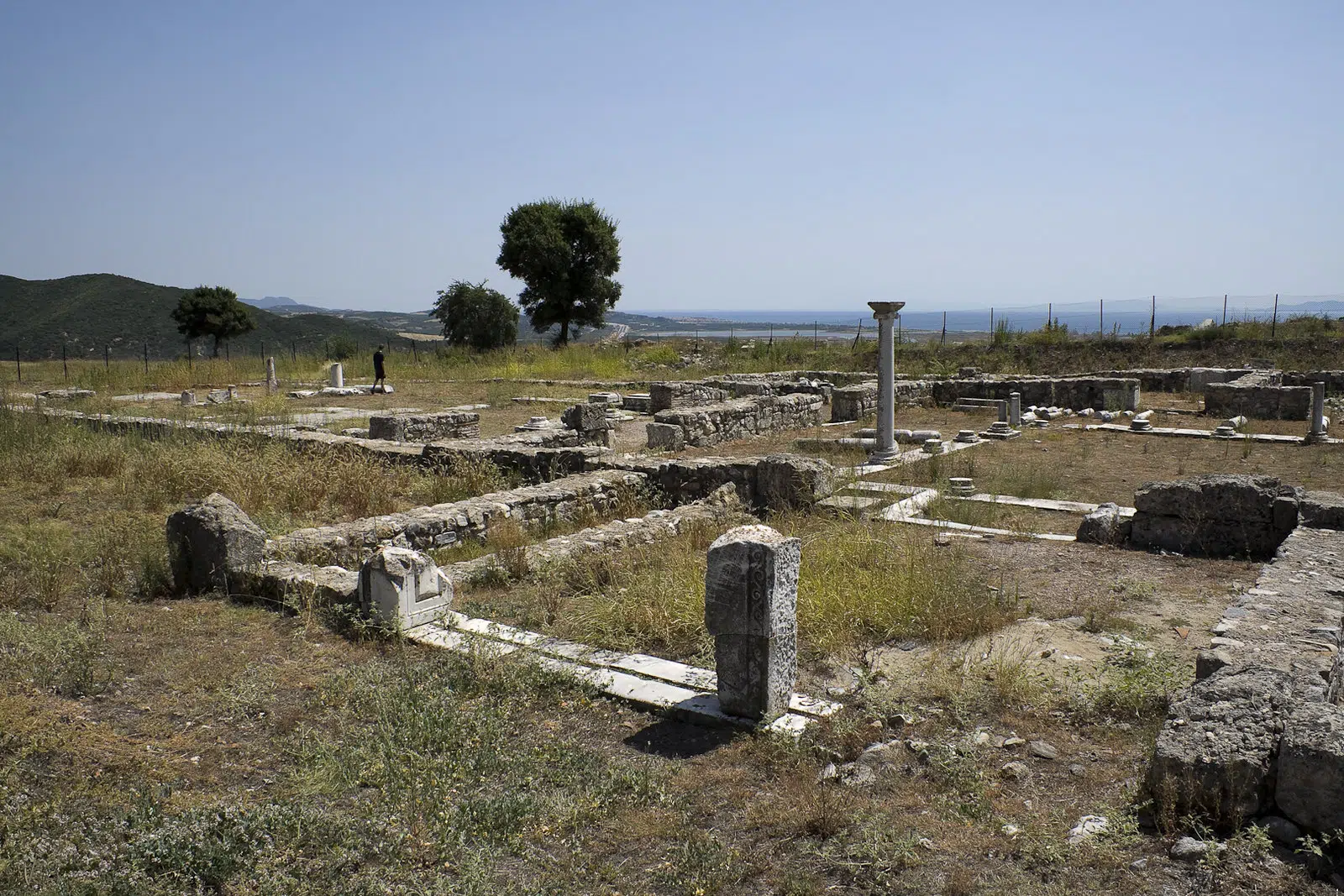Ruins at the ancient city of Amphipolis, where further new discoveries have been made. Credit Marmontel.