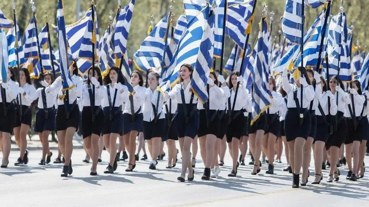 Student Parade Greece