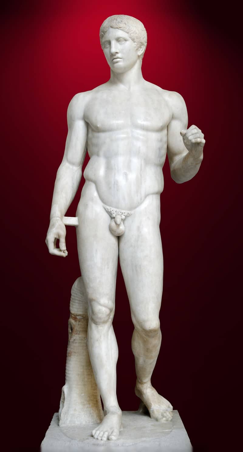 ancient Greek statue Doryphoros