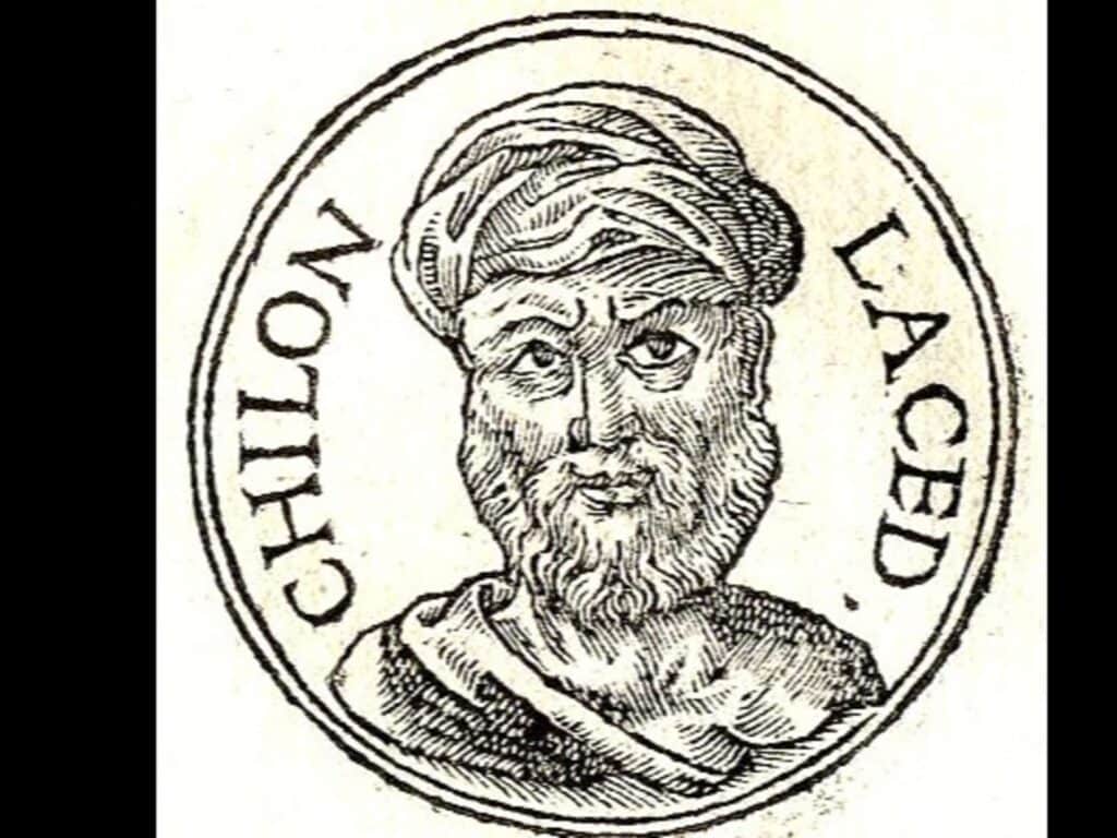 Chilon the lacedaemonian.