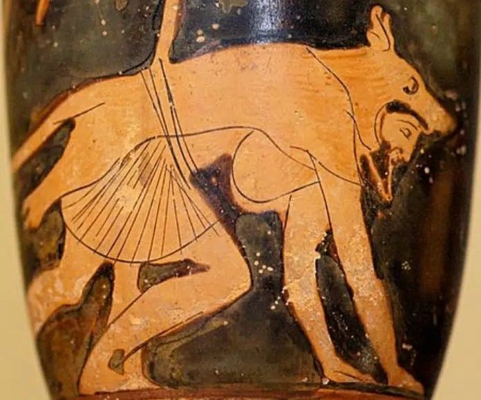 ancient Greek werewolf