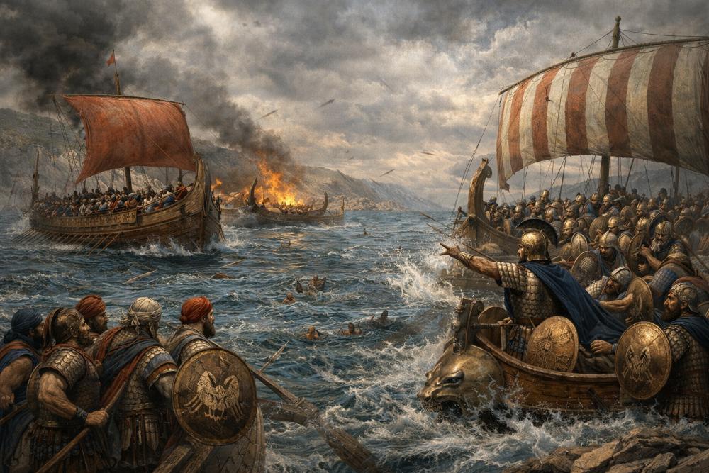 When the ancient Greeks faced the Persians in the Battle of Artemisium, they set the tone for the Battle of Salamis.