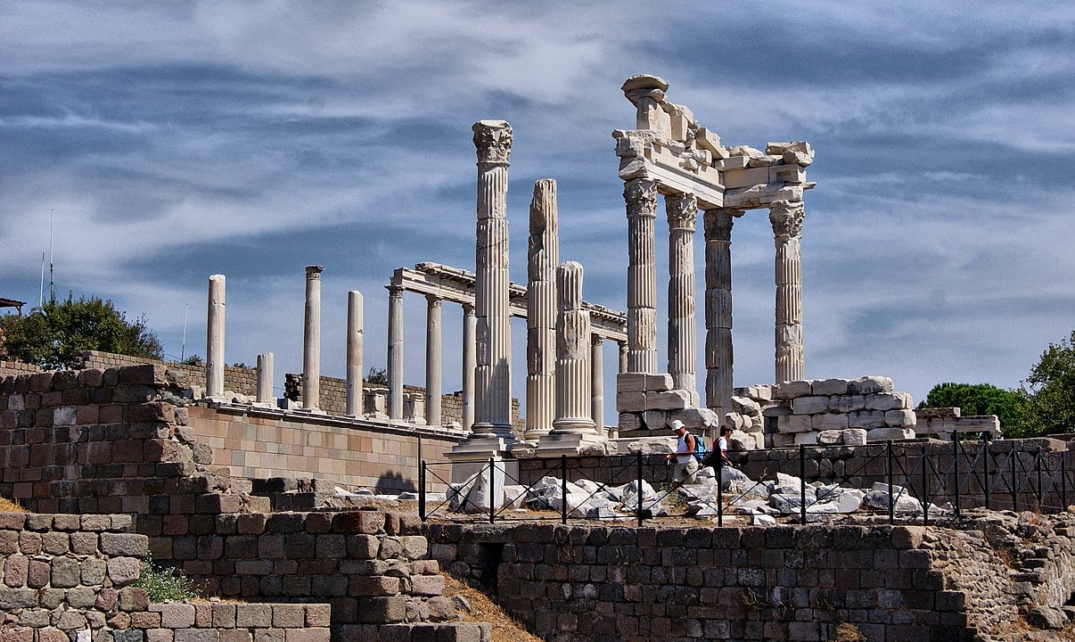 Ruins of the ancient city of Pergamon