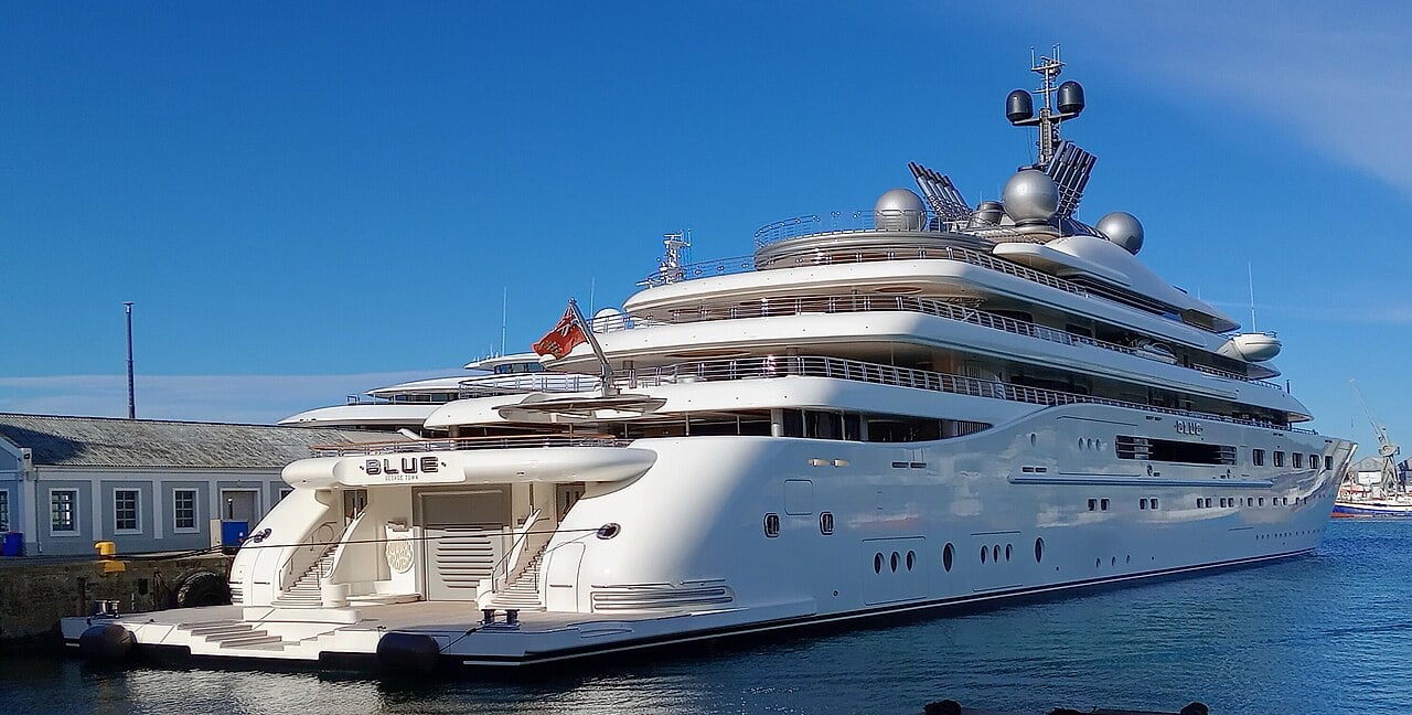 Manchester City Owner’s $600M Superyacht Spotted off Kalamata, Greece