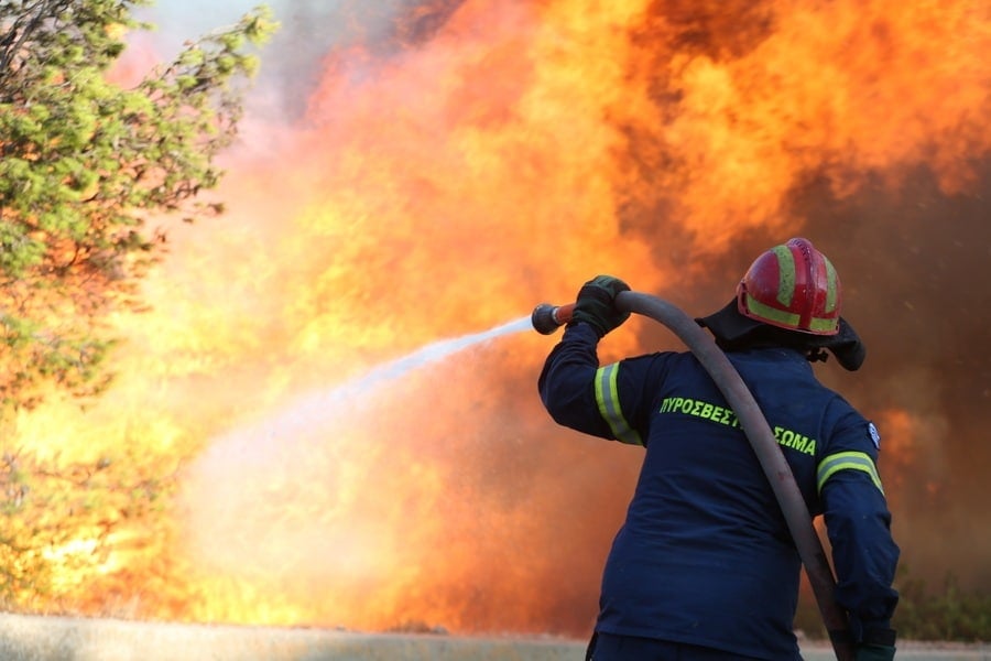 Greece wildfires
