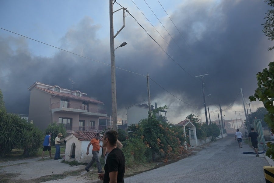 Greece wildfires