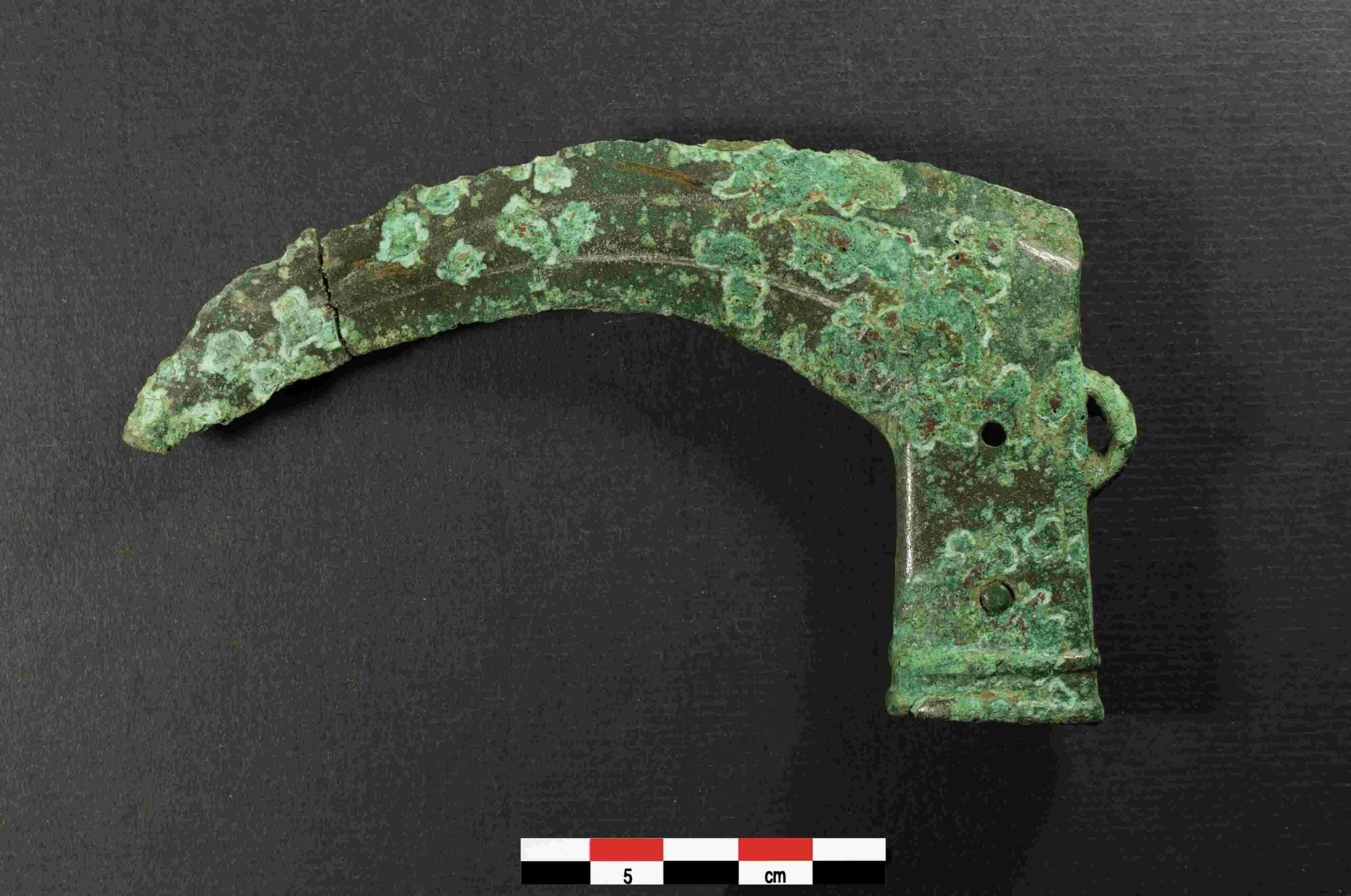 British-style socketed sickle dating from the end of the Bronze Age