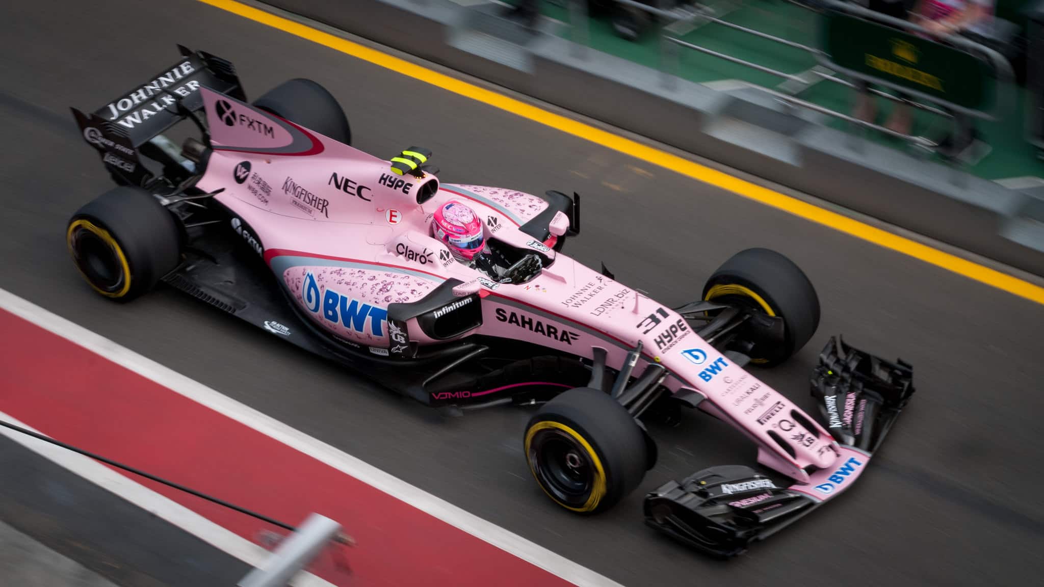 F1 Driver Esteban Ocon