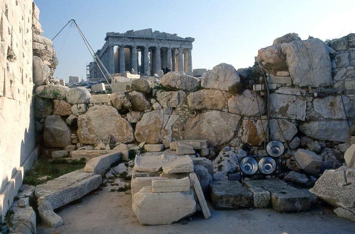 Greece Restores the Mycenaean Wall on the Acropolis of Athens