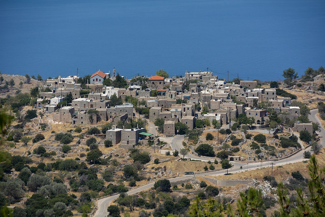 Anavatos, Chios island, Greece