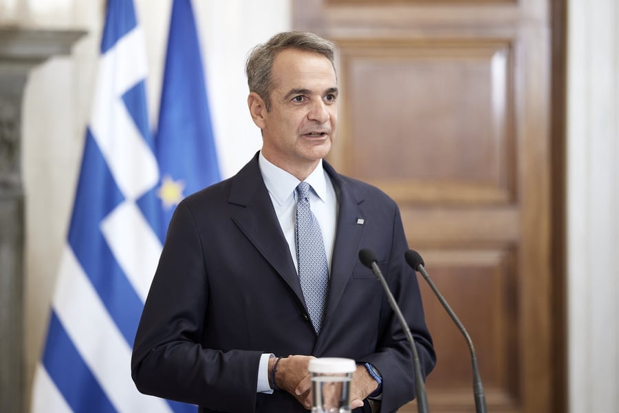 Greek Prime Minister Kyriakos Mitsotakis