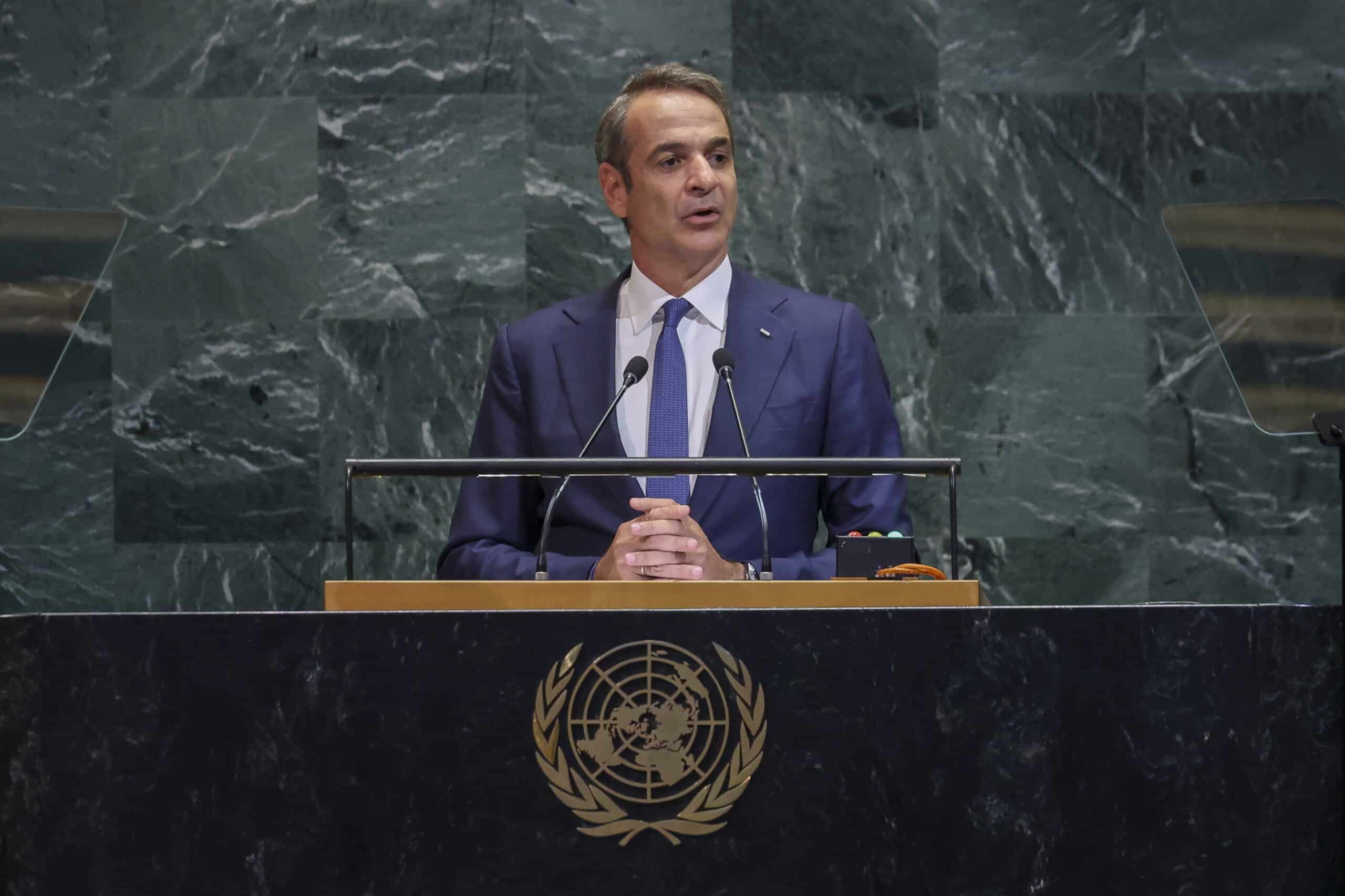 Greece’s Voice Loud and Clear at UN, PM Mitsotakis Says