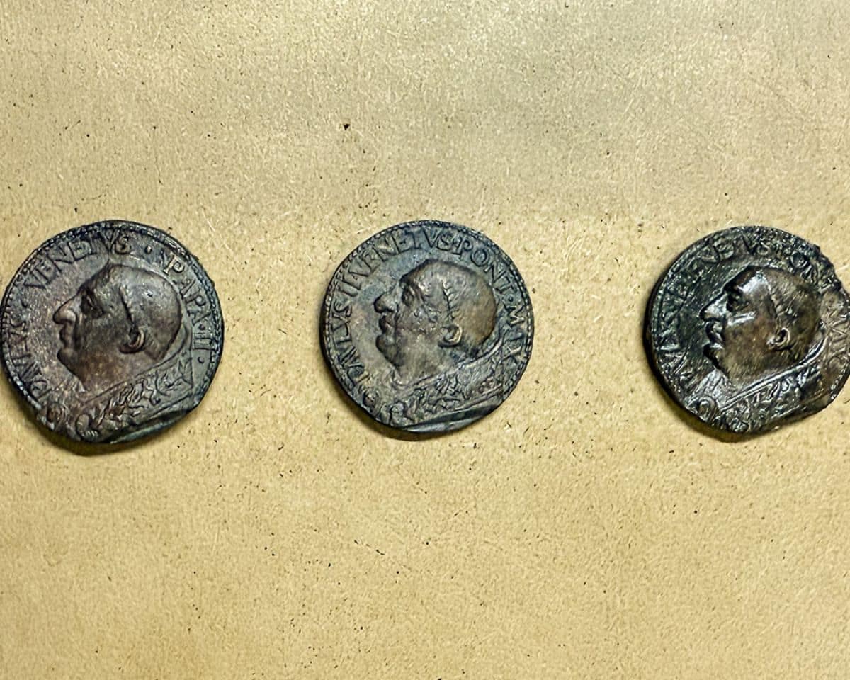 The medals of Pope Paul II astatine  Palazzetto Venezia, Rome
