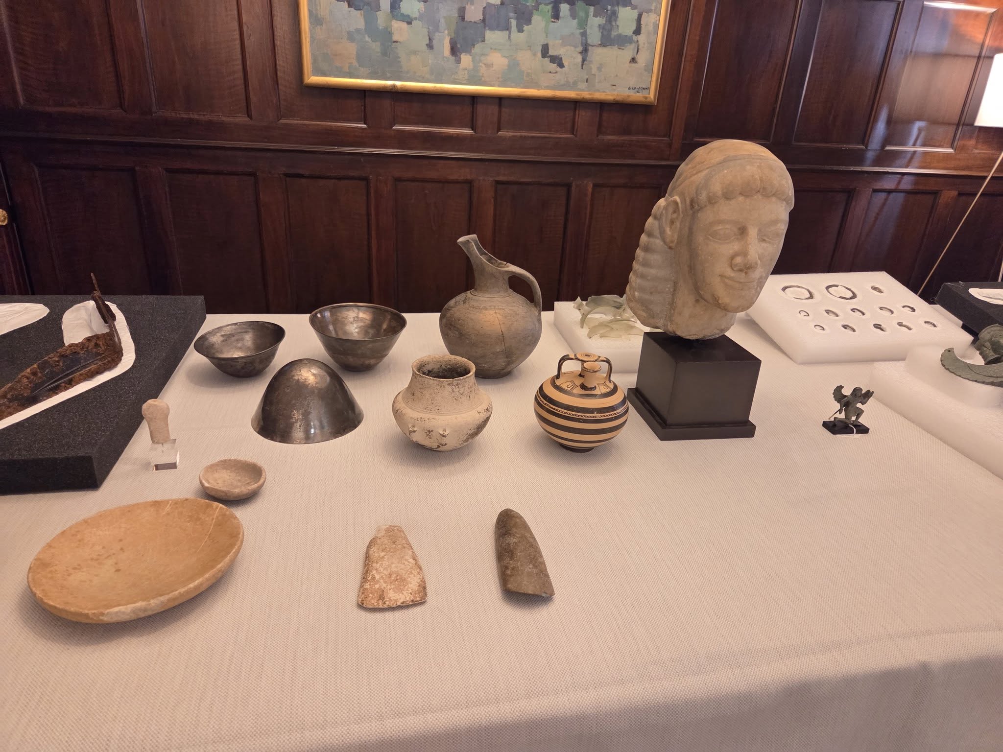 Greece Repatriates 29 Ancient Artifacts from New York, Spanning 5,000 Years of Heritage