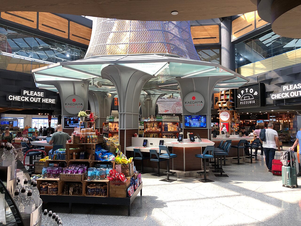 Global Bazaar food court within Newark Liberty International Airport