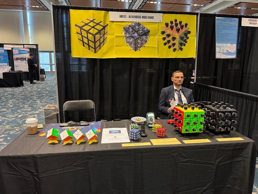 Greek Innovator Earns Three Silicon Valley Awards for Adaptive Rubik’s Cubes