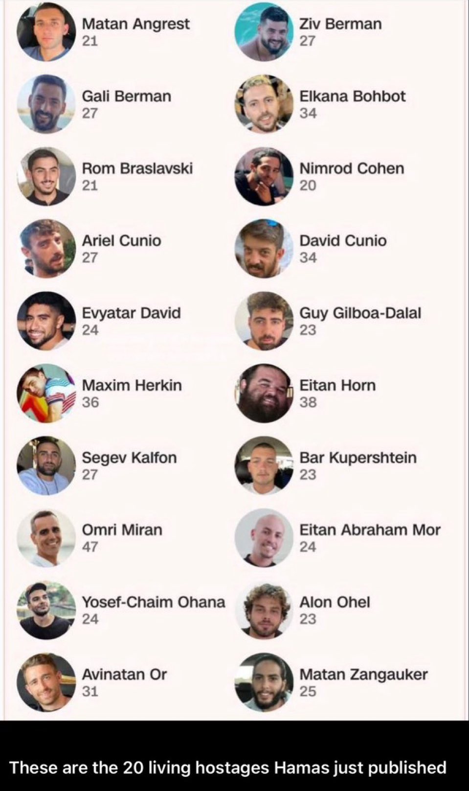 Israeli hostages