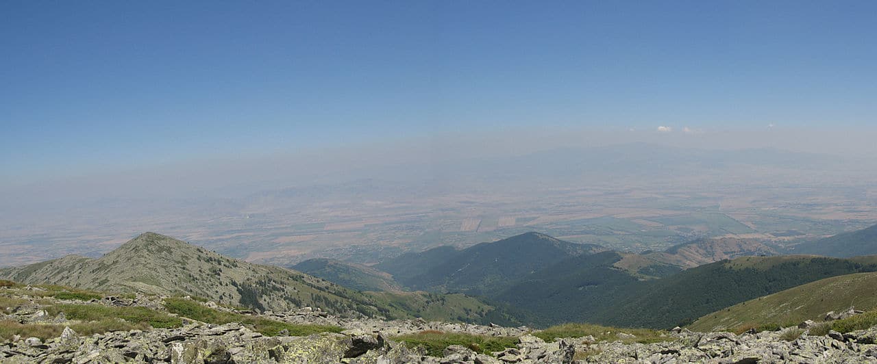 Pelagonia seen from Baba Mountain, Bitola