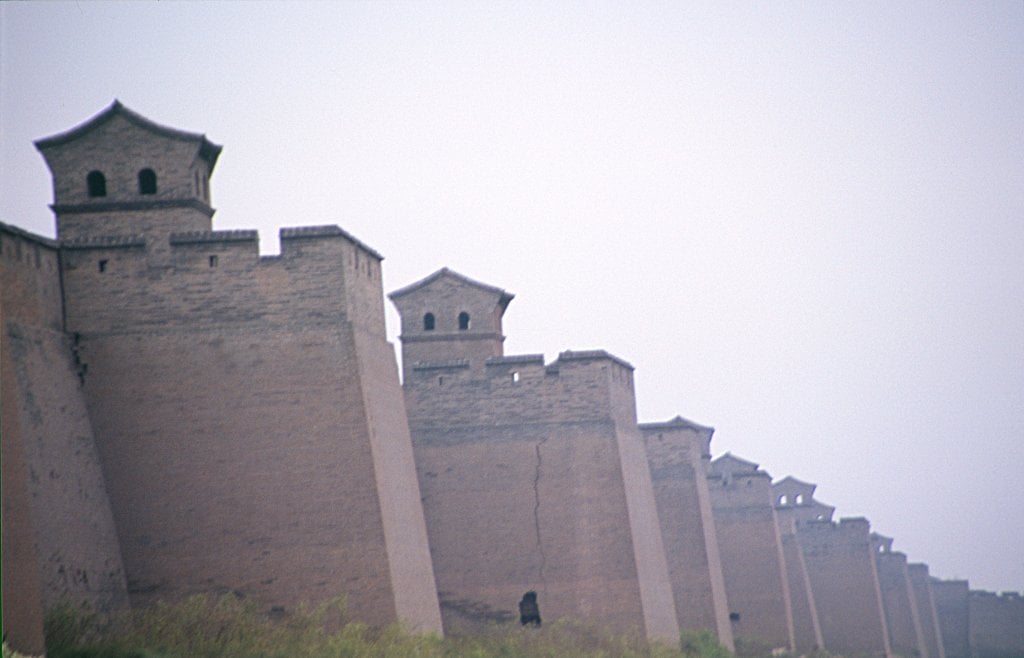 Stone fortress wall from Ming dynasty in China