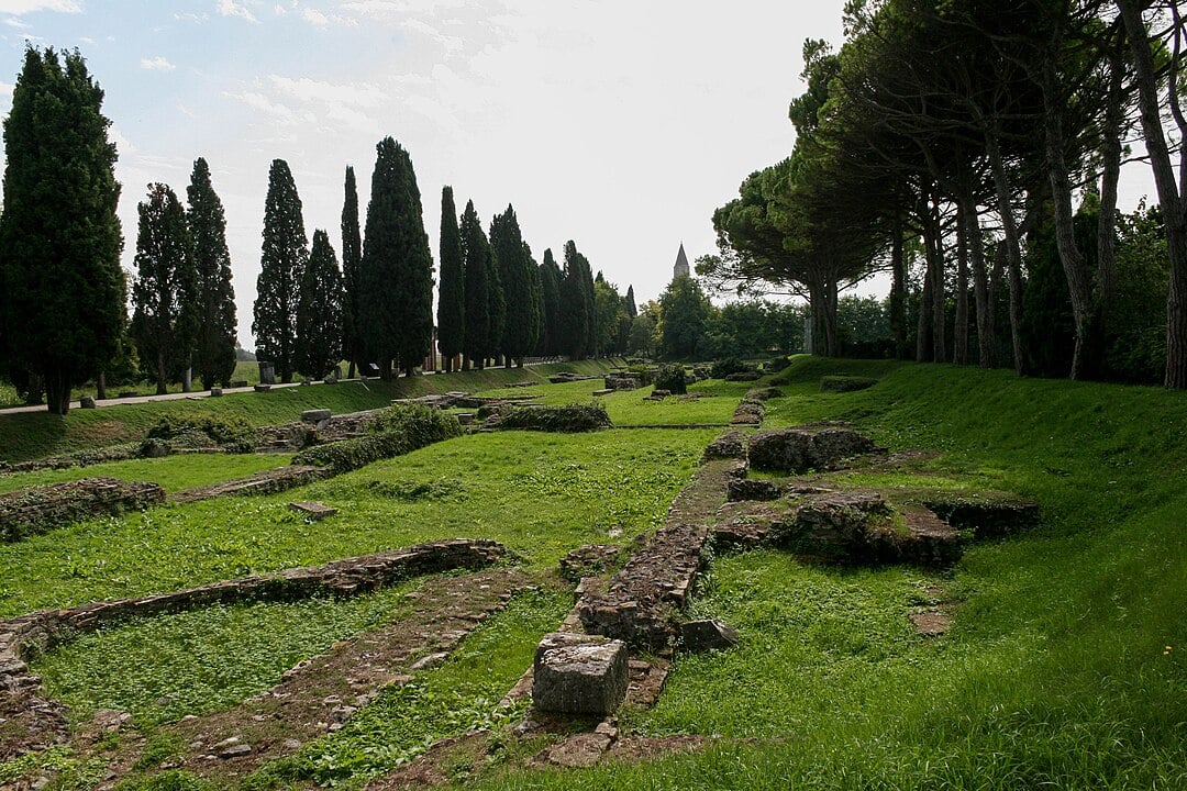 The ancient inland port of Aquileia