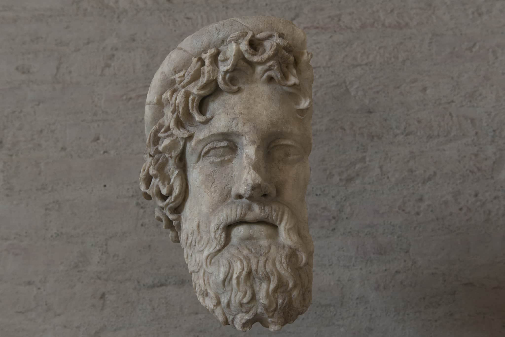 The healing god Asklepios