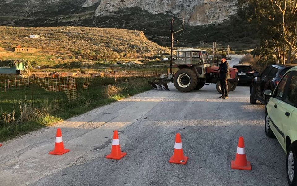 A Man and His Tractor: The Lonely Protest of a Greek Farmer