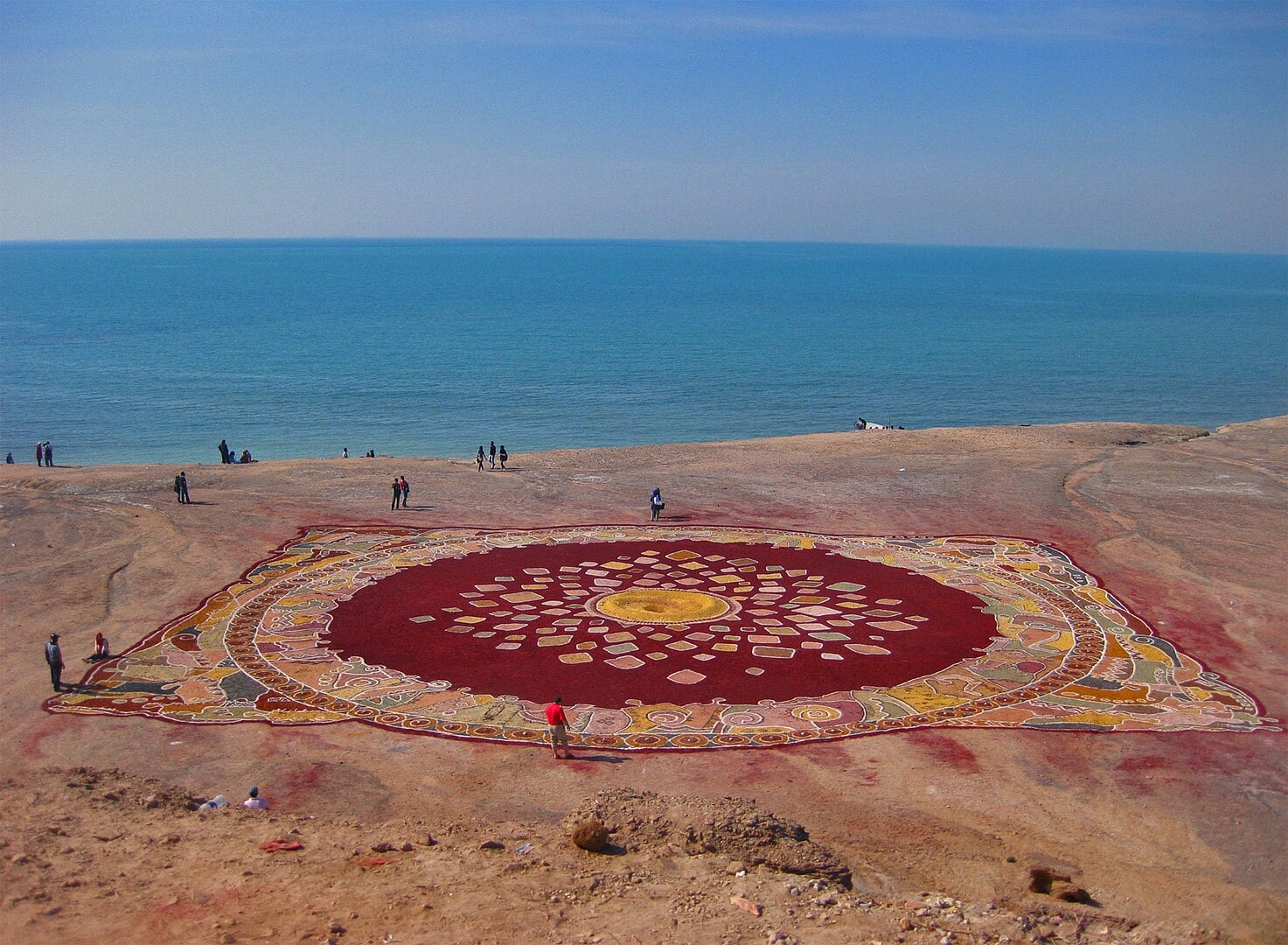 Iran’s Waters Turn Blood-Red After Rare Rainfall