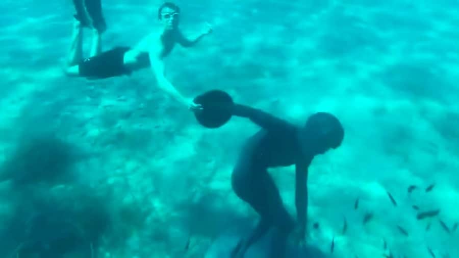 Prank Artist Sinks Ancient Greek/SpongeBob Mashup in the Aegean