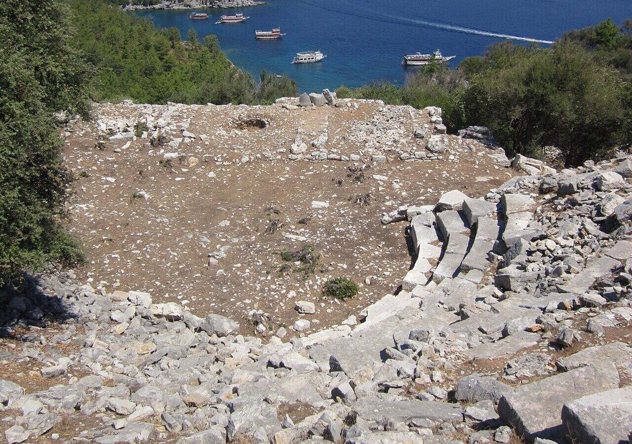 The theatre of the ancient city of Amos