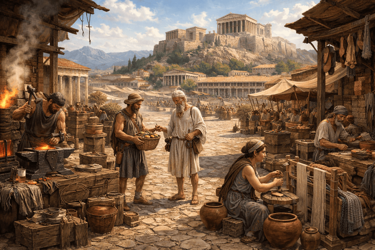 What Did a Normal Workday Look Like in Ancient Athens?