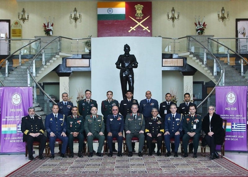 India and Greece Deepen Defense Ties with First-Ever Joint Services Staff Talks
