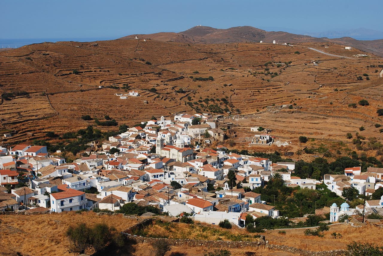 The Greek island of Kythnos