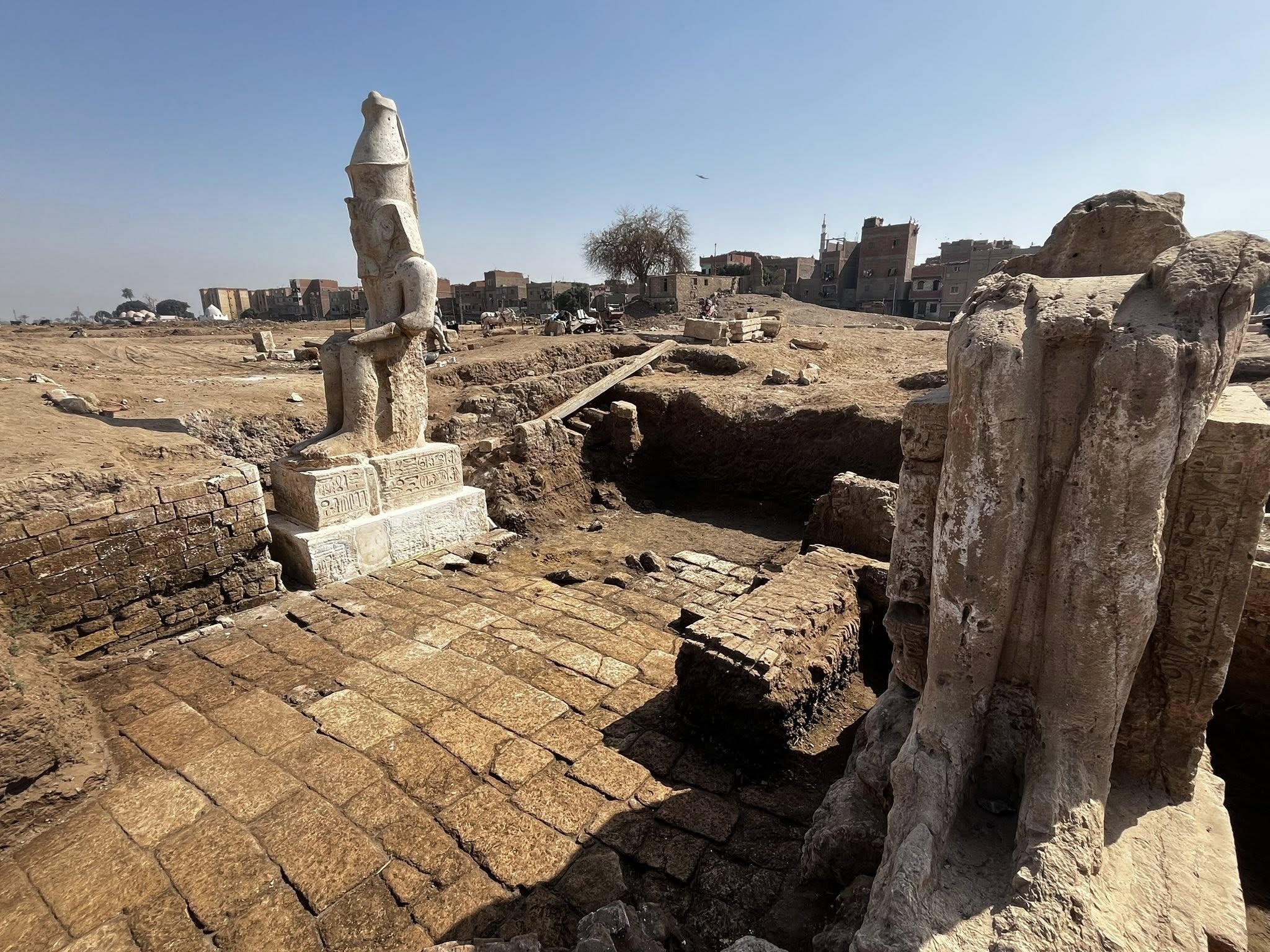 Colossal Ramesses II Statue Restored and Re-Erected at Ancient Site in Egypt