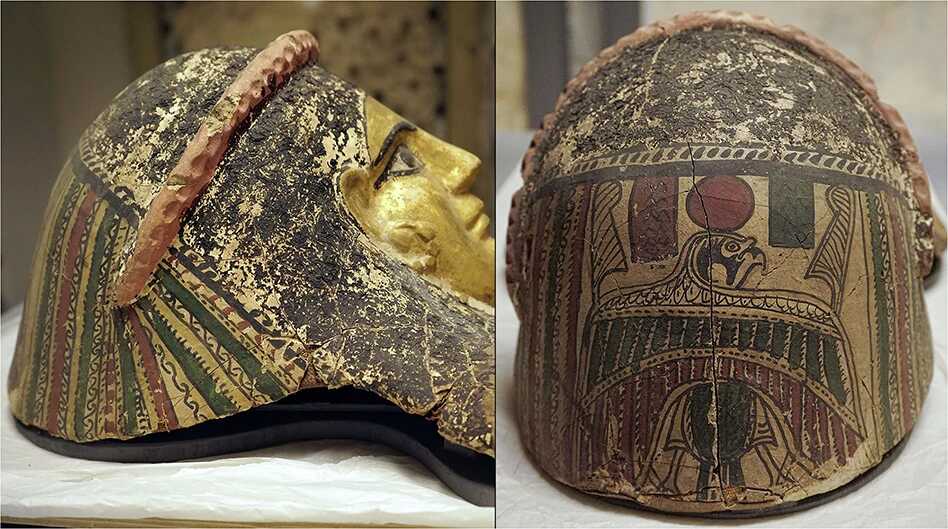 Egyptian mummy masks