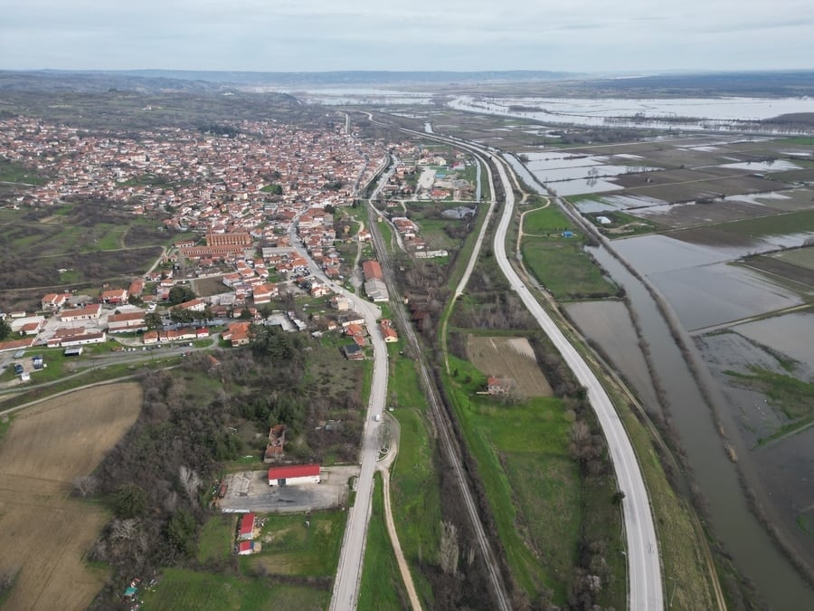 Evros River Flood, Greece,