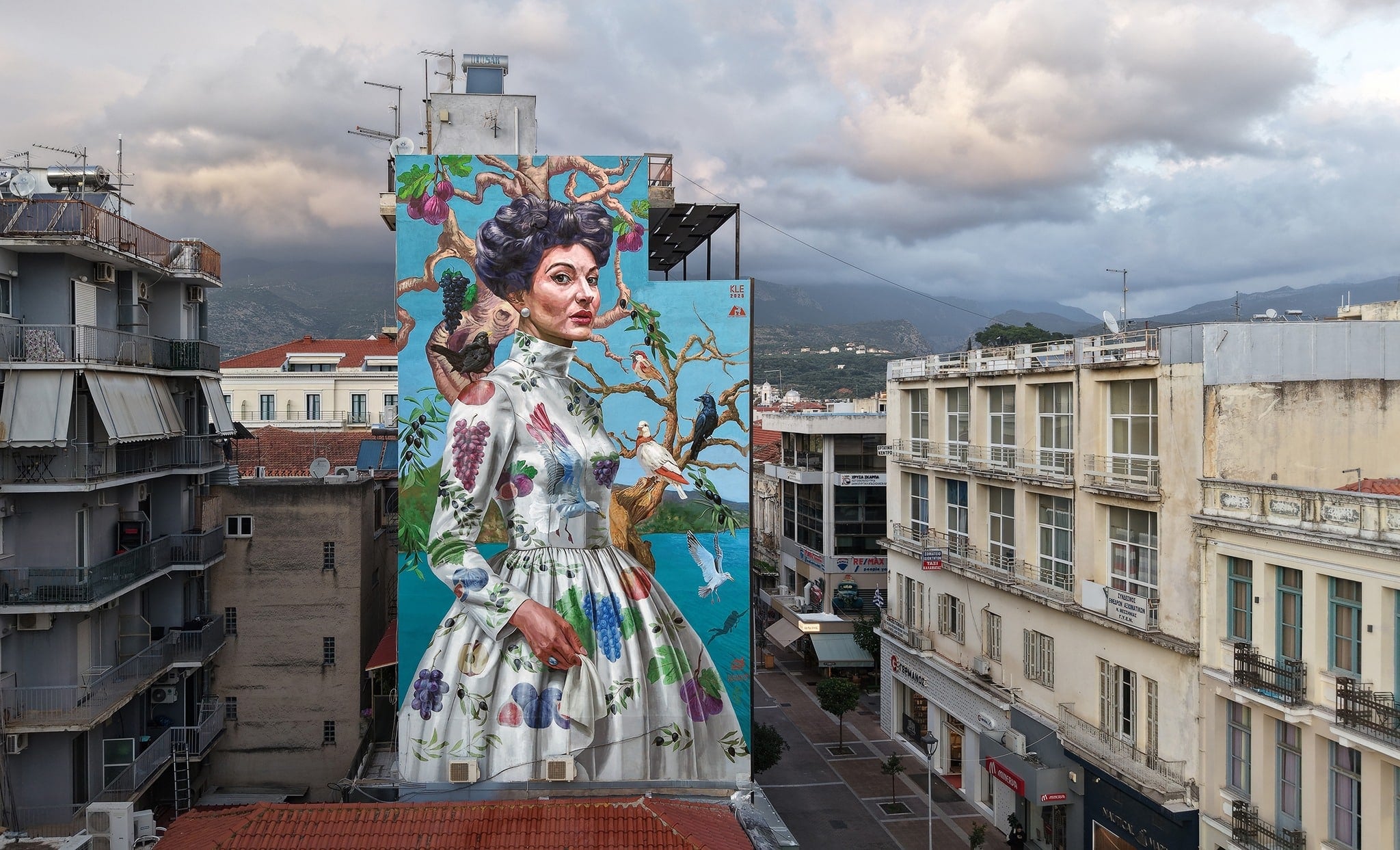 Maria Callas Mural in Kalamata, Greece, Wins Global Street Art Prize