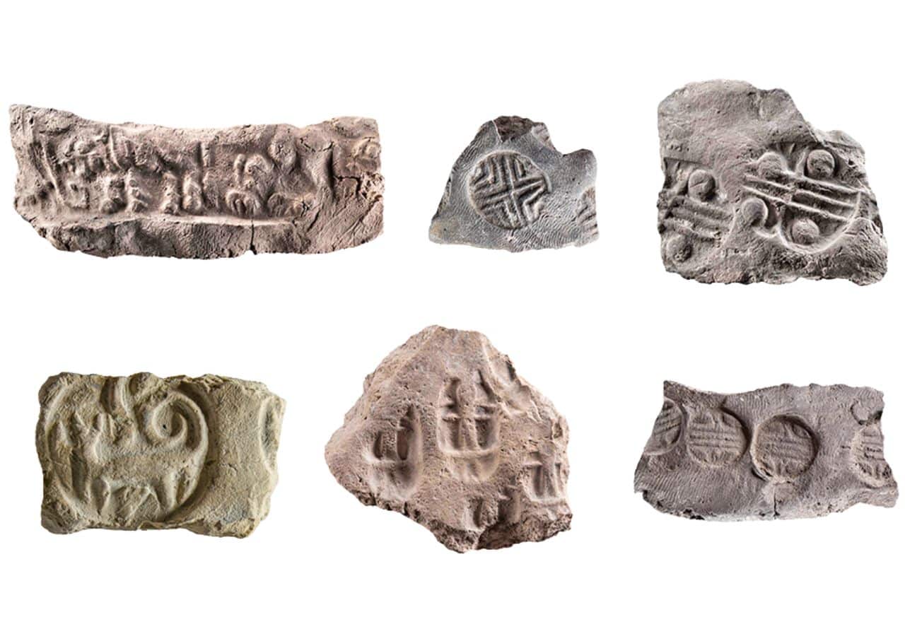 Stamp seal impressions found in Iran