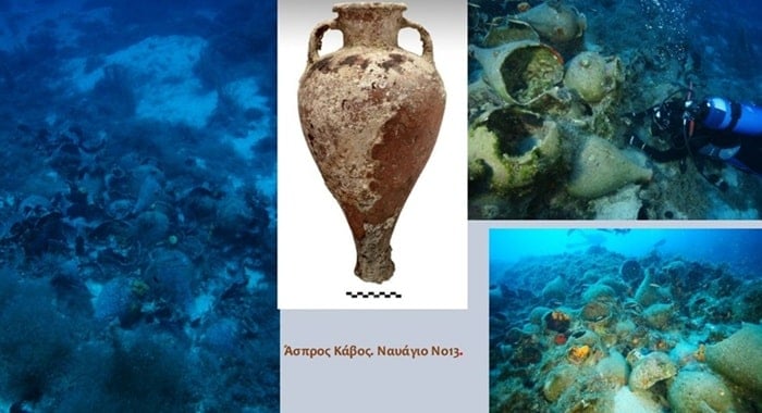 Ancient Shipwrecks diving Aegean