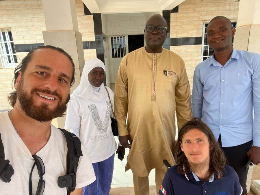 Leontis meets the disabled man from the Czech Republic who had been stranded in the country for nearly two years