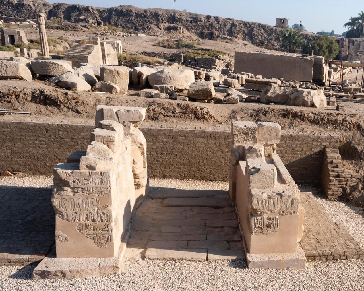 Pharaonic Glory Returns in Egypt as Ramesses III Gate at Karnak Is Restored