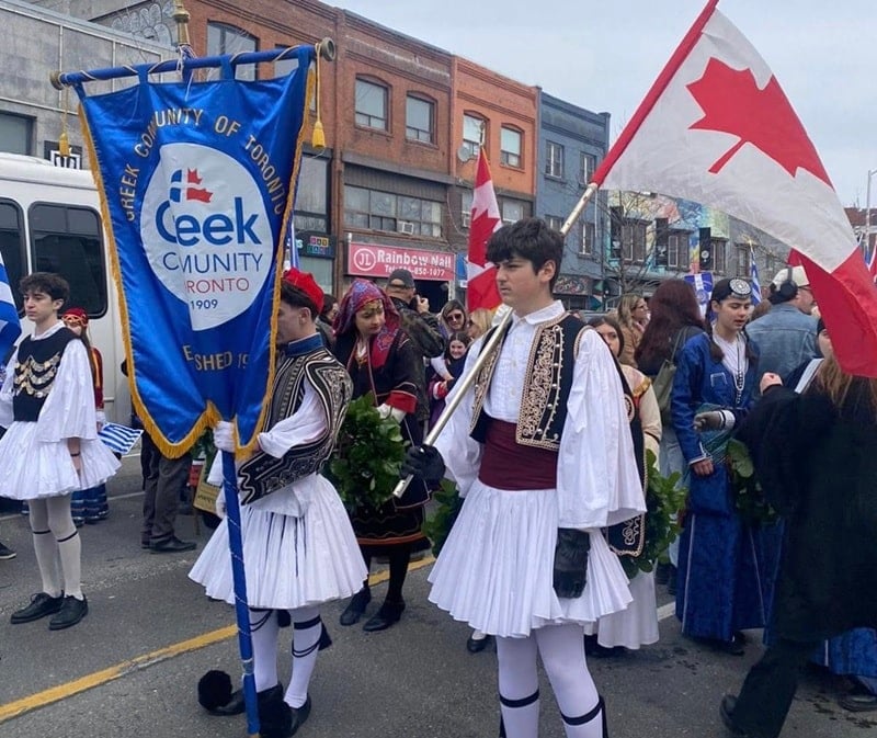 Thousands Join Greek Independence Day Parade in Toronto