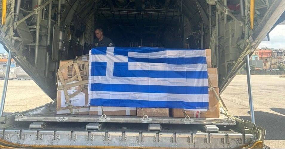 Greece Sends Humanitarian Aid to Lebanon